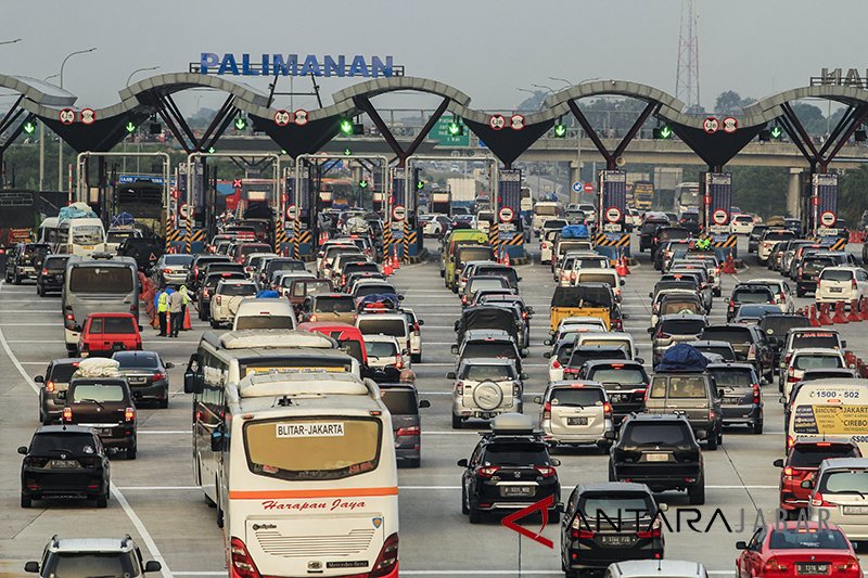 Kendaraan lintasi Cipali arah Jakarta mulai meningkat