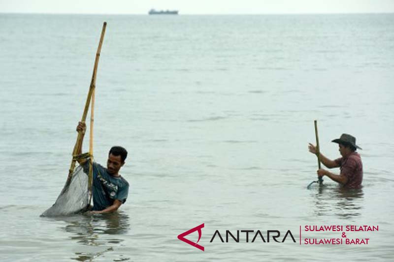 Nelayan kerang laut