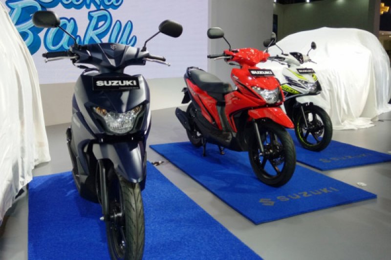 Suzuki posisi ketiga dalam industri sepeda motor di Indonesia
