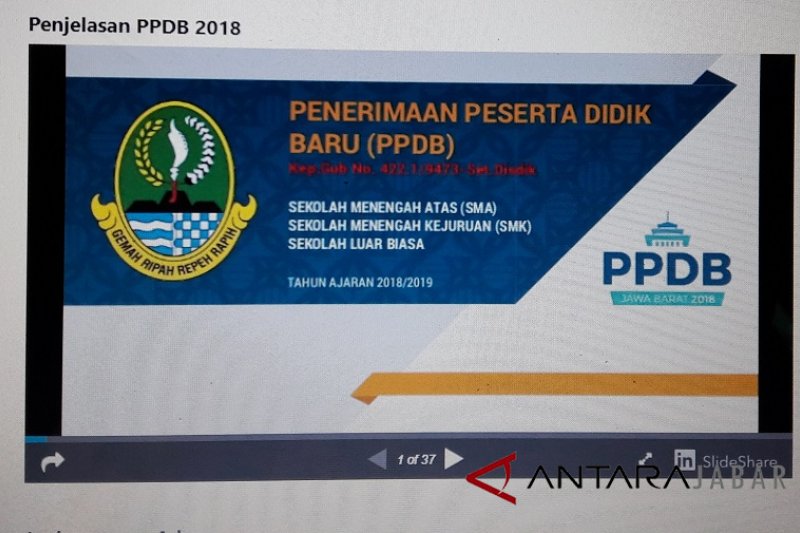 Belum seluruh SMPN Garut terapkan PPDB daring