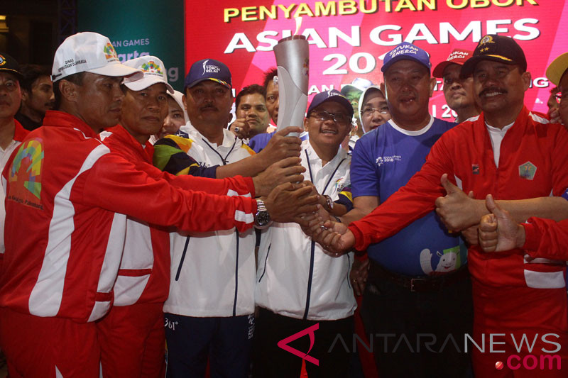 Malang sambut obor Asian Games