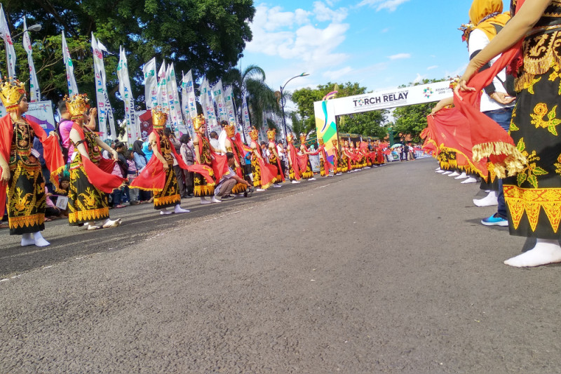 Obor Asian Games tiba di Bali