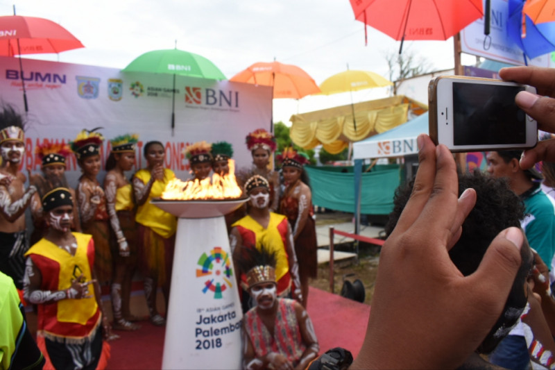 Gegap gempita tanah Papua sambut Asian Games