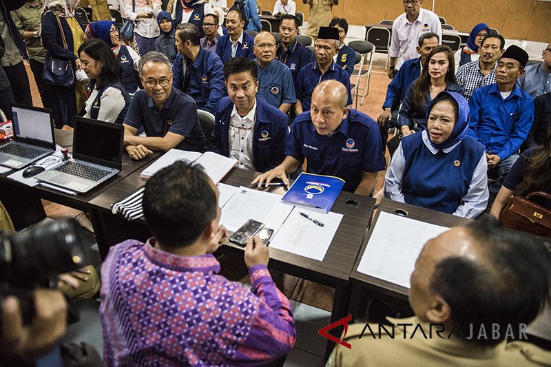 Partai NasDem Jabar daftarkan 120 bakal caleg ke KPU