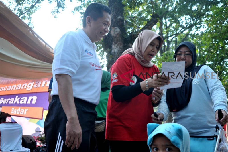 Pencanangan Gerakan Sadar Lapor di CFD