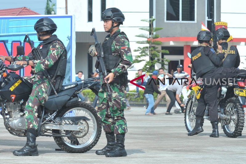 TNI-Polri lakukan Simulasi Pengamanan Asian