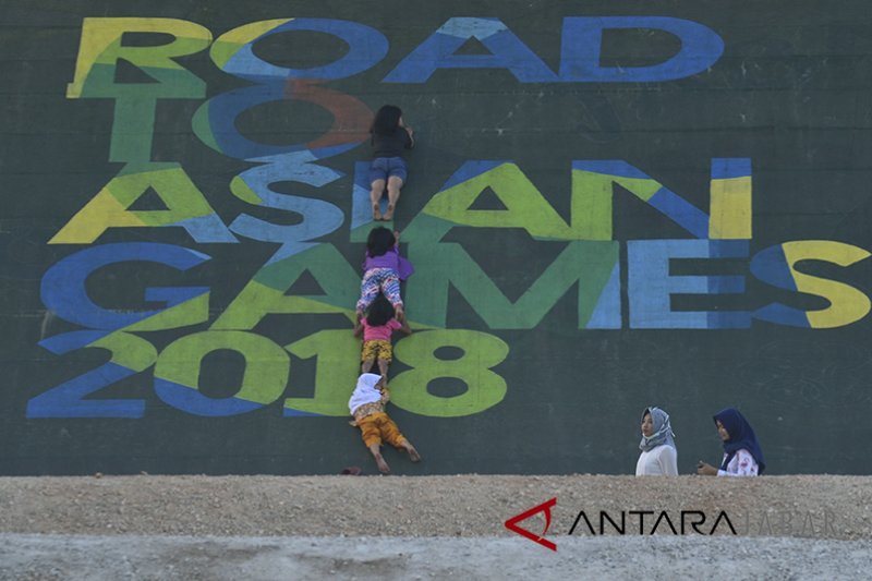 Jalan disterilkan sambut rombongan Obor Asian Games