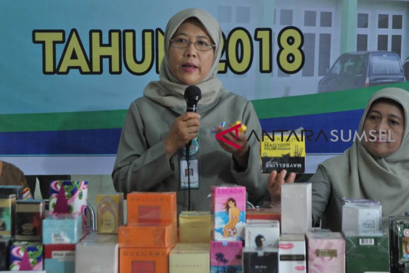 Temuan Kosmetika tanpa ijin Edar BPOM Palembang