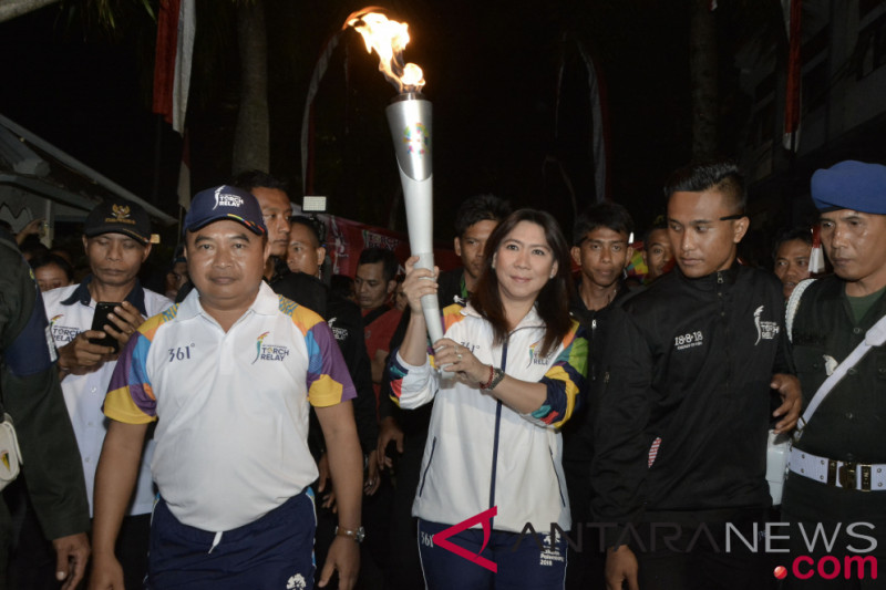 Warga Bali antusias sambut obor Asian Games