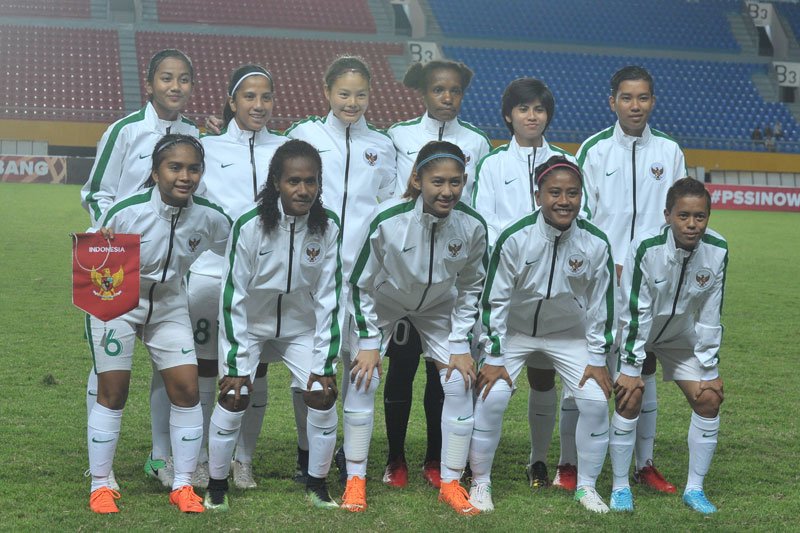 Tim sepak bola putri indonesia taklukan Maladewa 6-0