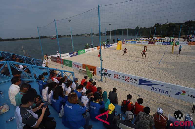 Penyisihan Volly Pantai Wanita China vs Chinese Taipei