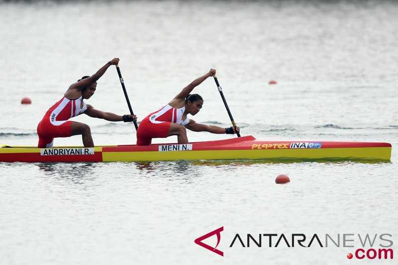 Tim indonesia raih perunggu kano 500m putri