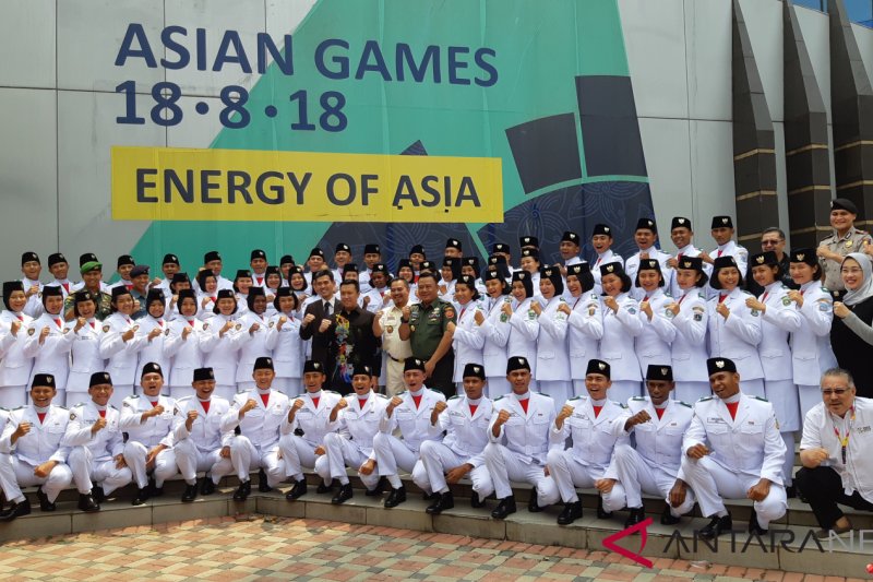 Menpora ajak Paskibraka doakan atlet Asian Games