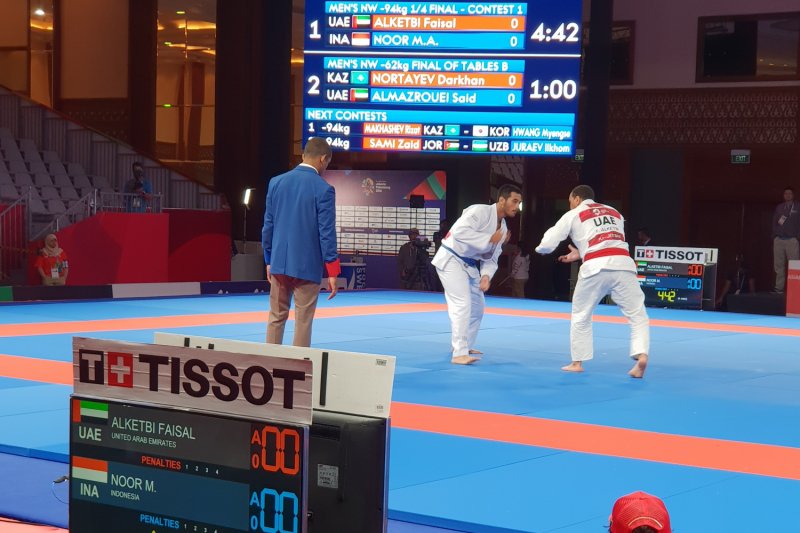 Atlet jujitsu Indonesia gagal sumbang medali kelas 94kg