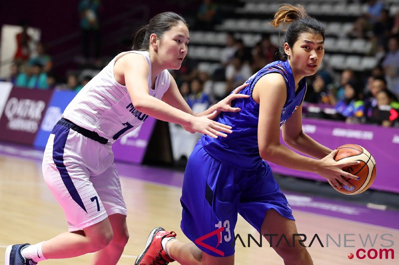 Klasifikasi Basket Putri - Mongolia vs Thailand