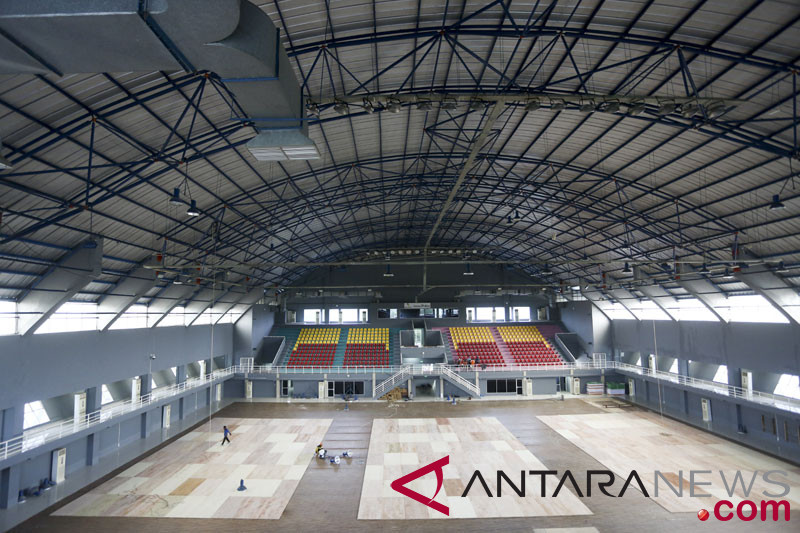 Persiapan Arena Sepak Takraw