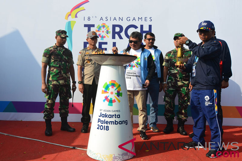 Pelepasan Api Obor Asian Games