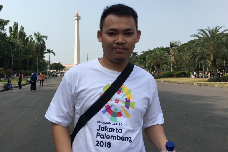 Pengunjung Monas antusias sambut Asian Games 2018