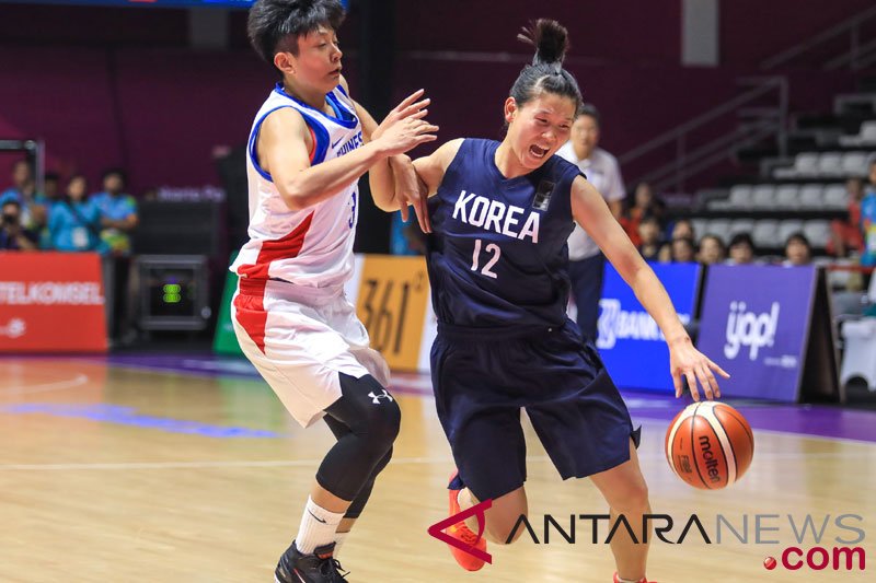 Basket Putri - Chinese Taipei vs Unified Korea