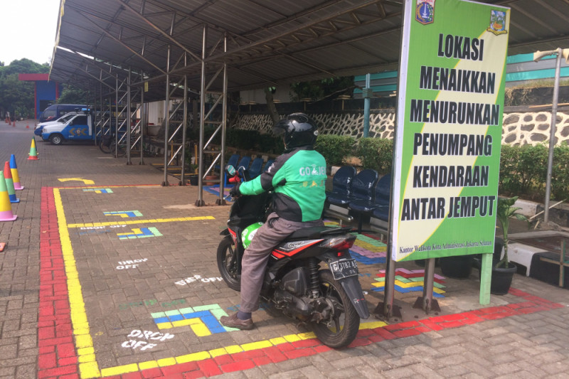 Terminal Kalideres Miliki Halte Drop Off Ojek Daring Antara News 0988