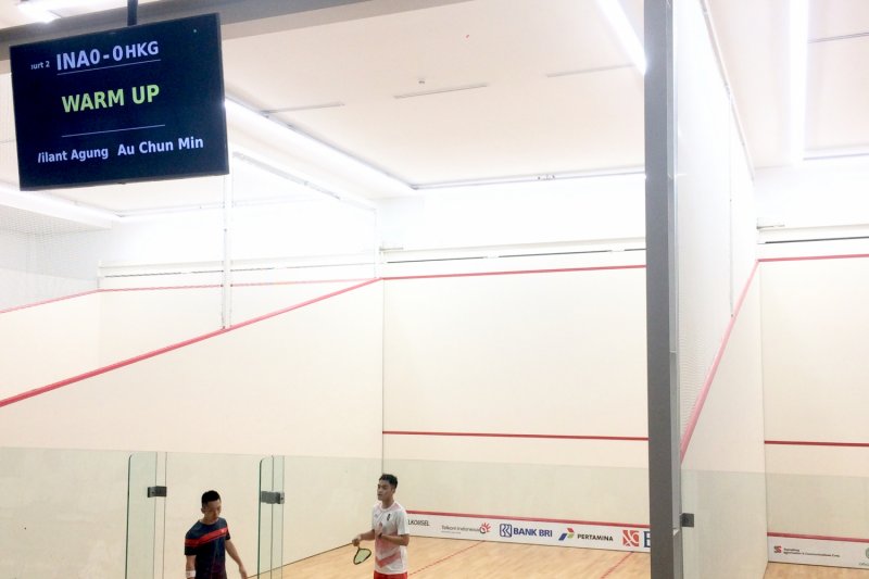 Squash Indonesia akhiri langkah di nomor tunggal putra