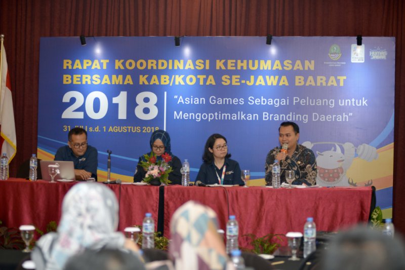 Humas pemerintah se-Jabar siap sukseskan Asian Games 2018