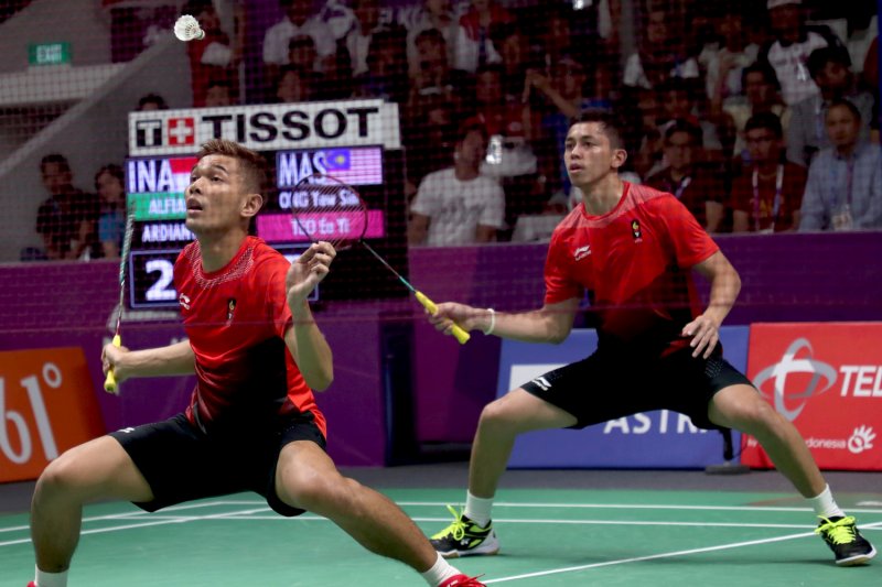 Tundukkan Malaysia, Fajar/Rian ke semifinal bulutangkis