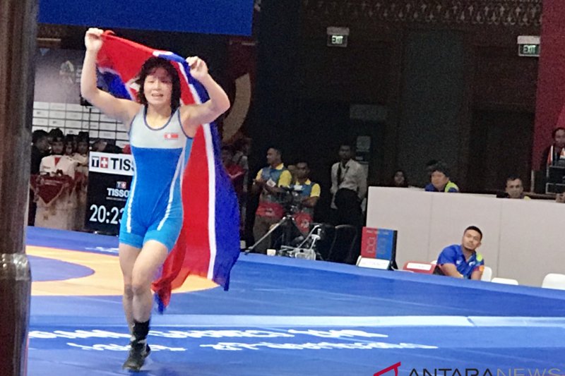 Korea Utara raih emas kelas 57 kg putri