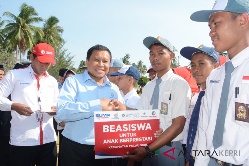 BUMN Hadir - Sinergi BUMN kibarkan merah putih di Natuna