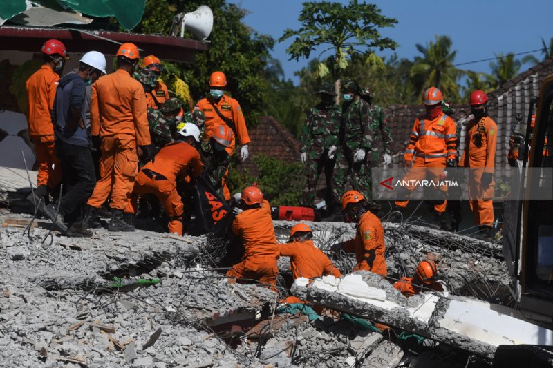 Bnpb 436 Meninggal Akibat Gempa Lombok Antara News Jawa Timur