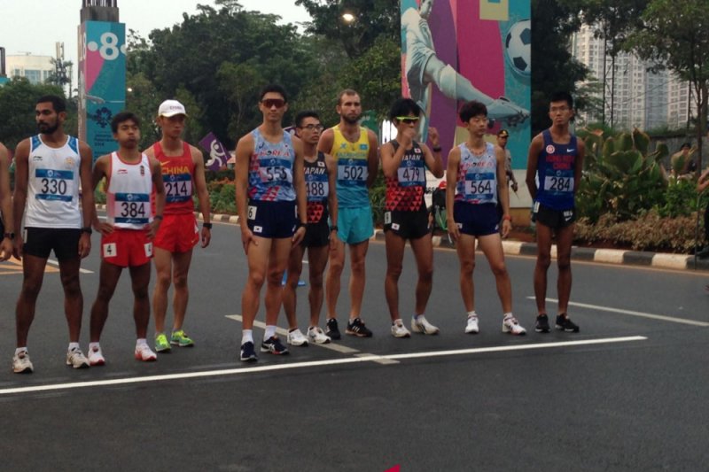 11 atlet bersaing rebut emas jalan cepat 20 km pagi ini