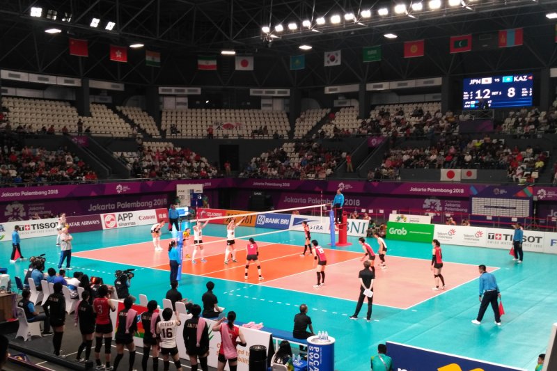 Voli putri Jepang ke semifinal setelah kalahkan Khazakstan