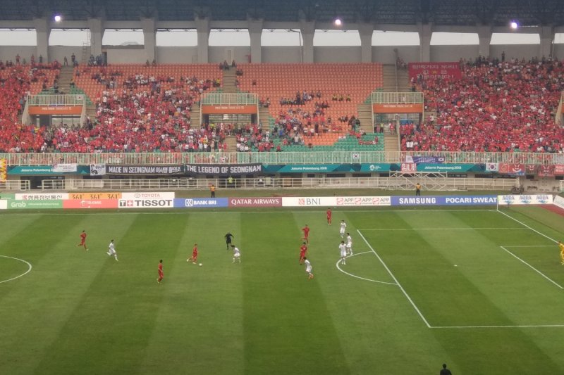 Babak pertama, Korsel memimpin 2-0 atas Vietnam