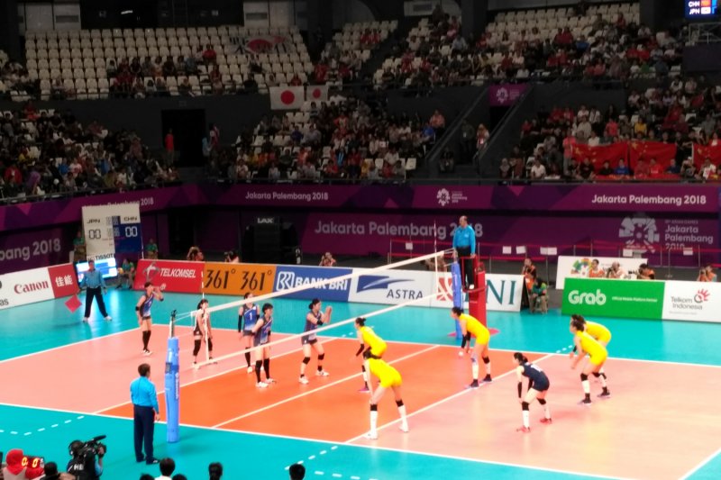 Target tim bola voli China tinggal selangkah meraih emas