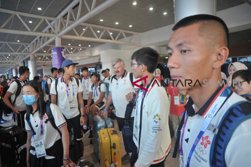 Atlet Asian Games mulai berdatangan di Palembang