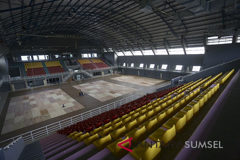 Persiapan Arena Sepak Takraw