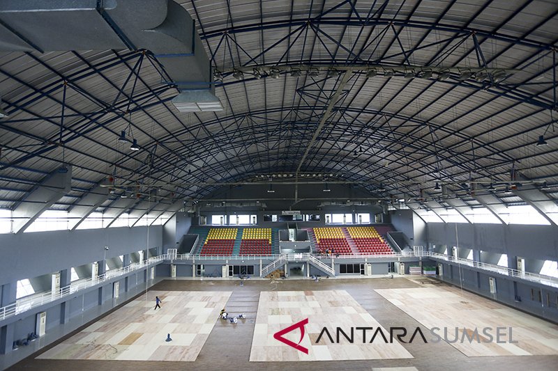 Persiapan Arena Sepak Takraw