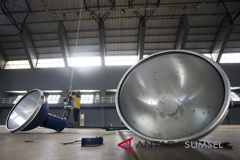 Persiapan Arena Sepak Takraw