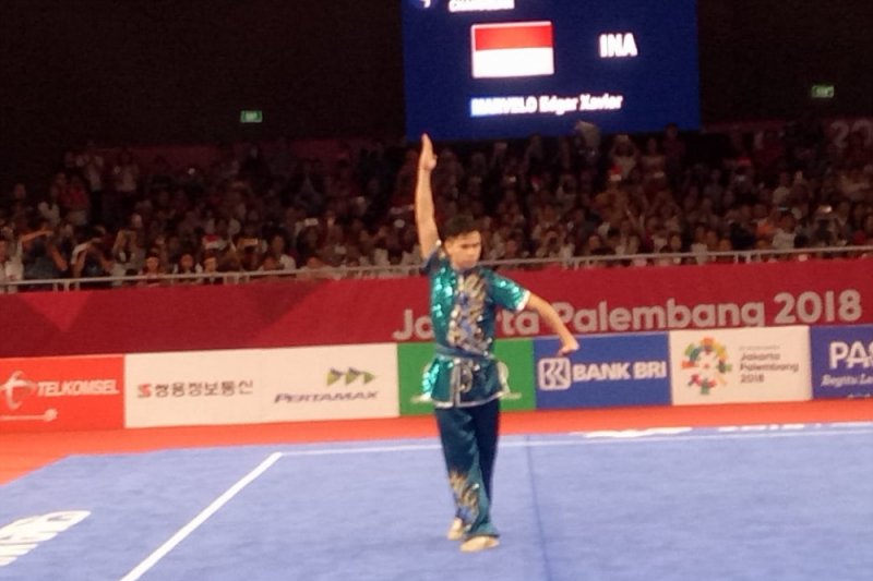 Atlet Wushu Edgar Marvelo persembahkan perak bagi Indonesia