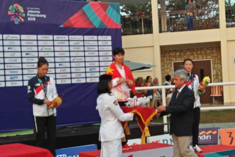 Modern pentathlon - Atlet putri China raih medali emas