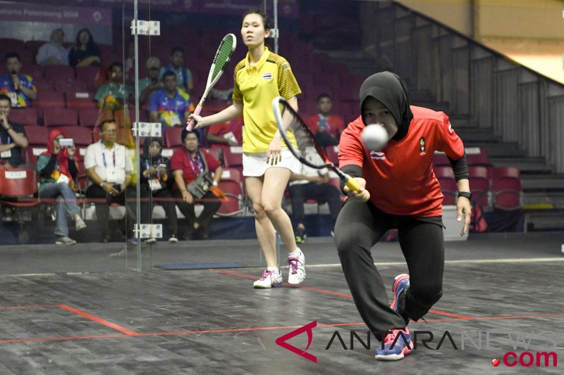Beregu putri Squash Indonesia kalahkan China 2-1