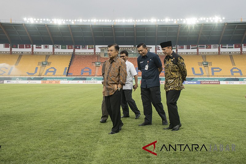 Wapres tinjau kesiapan Stadion Si Jalak Harupat