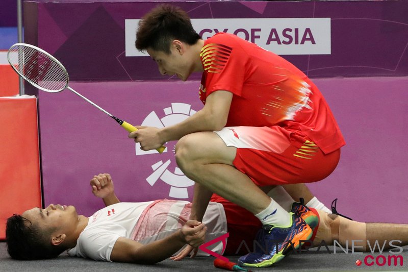 Bulu Tangkis Final Putra Indonesia vs Cina