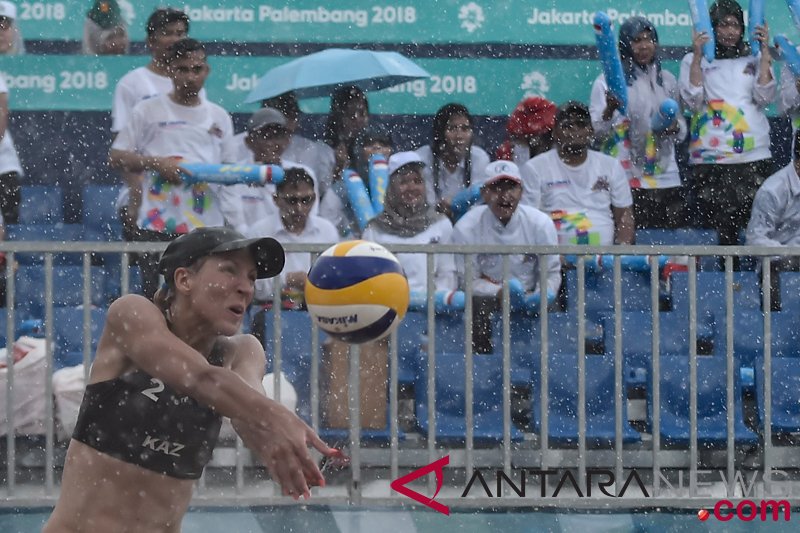 Final Voli Pantai Indonesia Vs Kazkhstan
