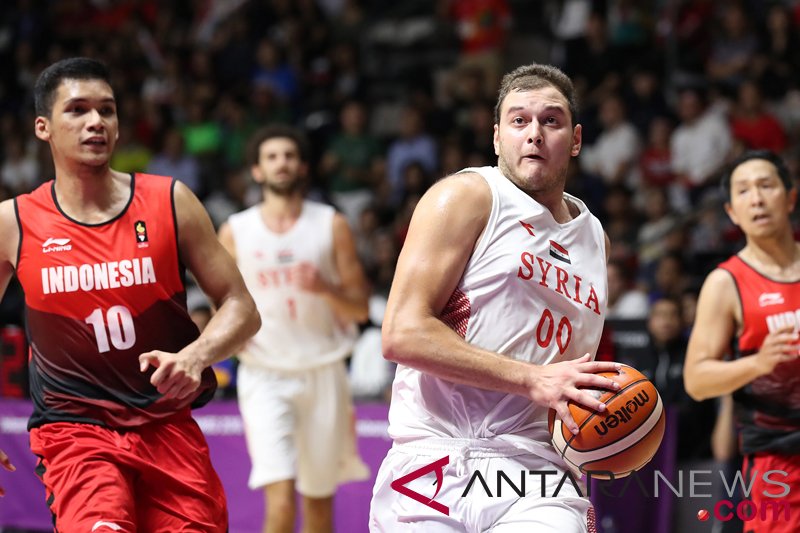 Klasifikasi Basket Putra - Suriah vs Indonesia