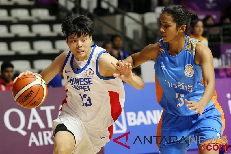 Basket Putri - Chinese Taipei vs India