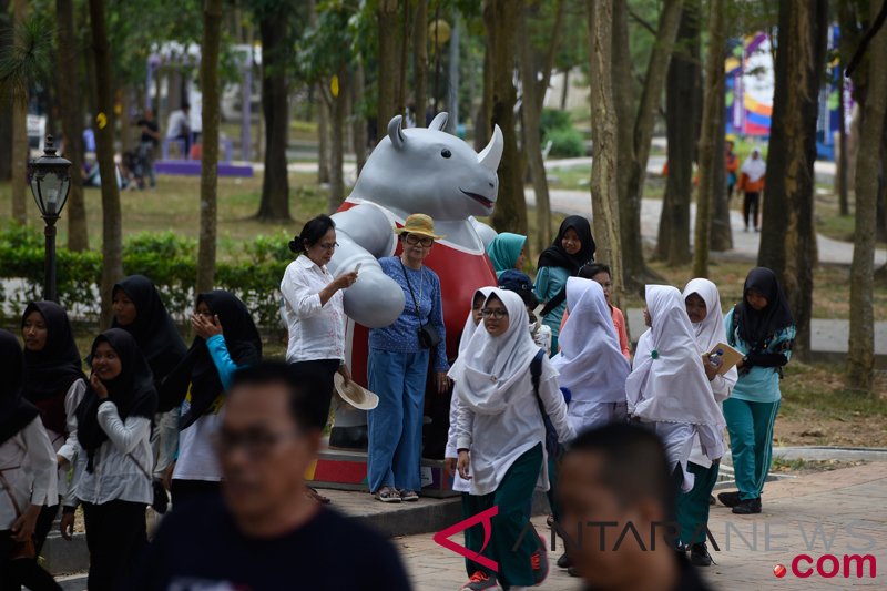 Pengunjung Asian Games Palembang