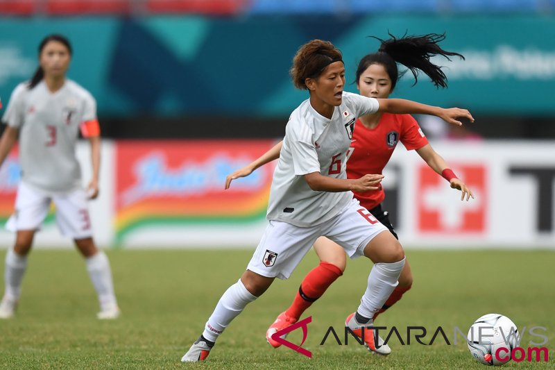 Sepak Bola Wanita - Semifinal Korsel Vs Jepang