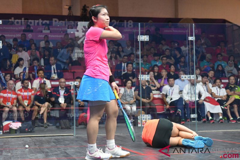 Squash Beregu Putri Semifinal Jepang Vs Hong Kong