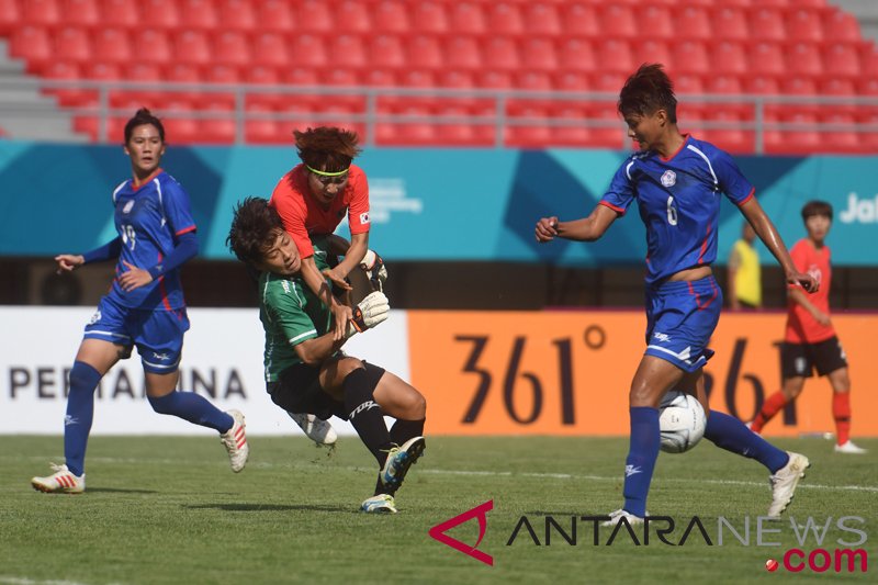 Sepak Bola Wanita Korea Vs China Taipei